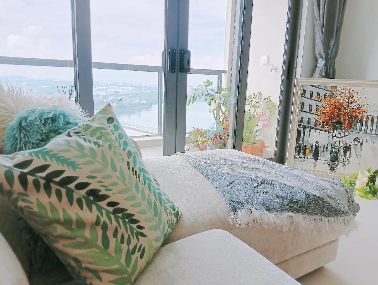 아파트 R&F Phrase 2, 2Bedroom Unblock Full Seaview 조호르 바루 말레이시아